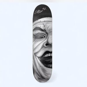 Joker 1989 Custom Art Black and White Graphic Skateboard Deck or Wall Decall